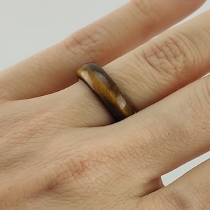 Tigerauge Steinring, Tigerauge Ring, Steinringe, Crystal Ring Tiger eye, Steinring Tigerauge, ring edelstein, crystal ring, Edelstein Ring