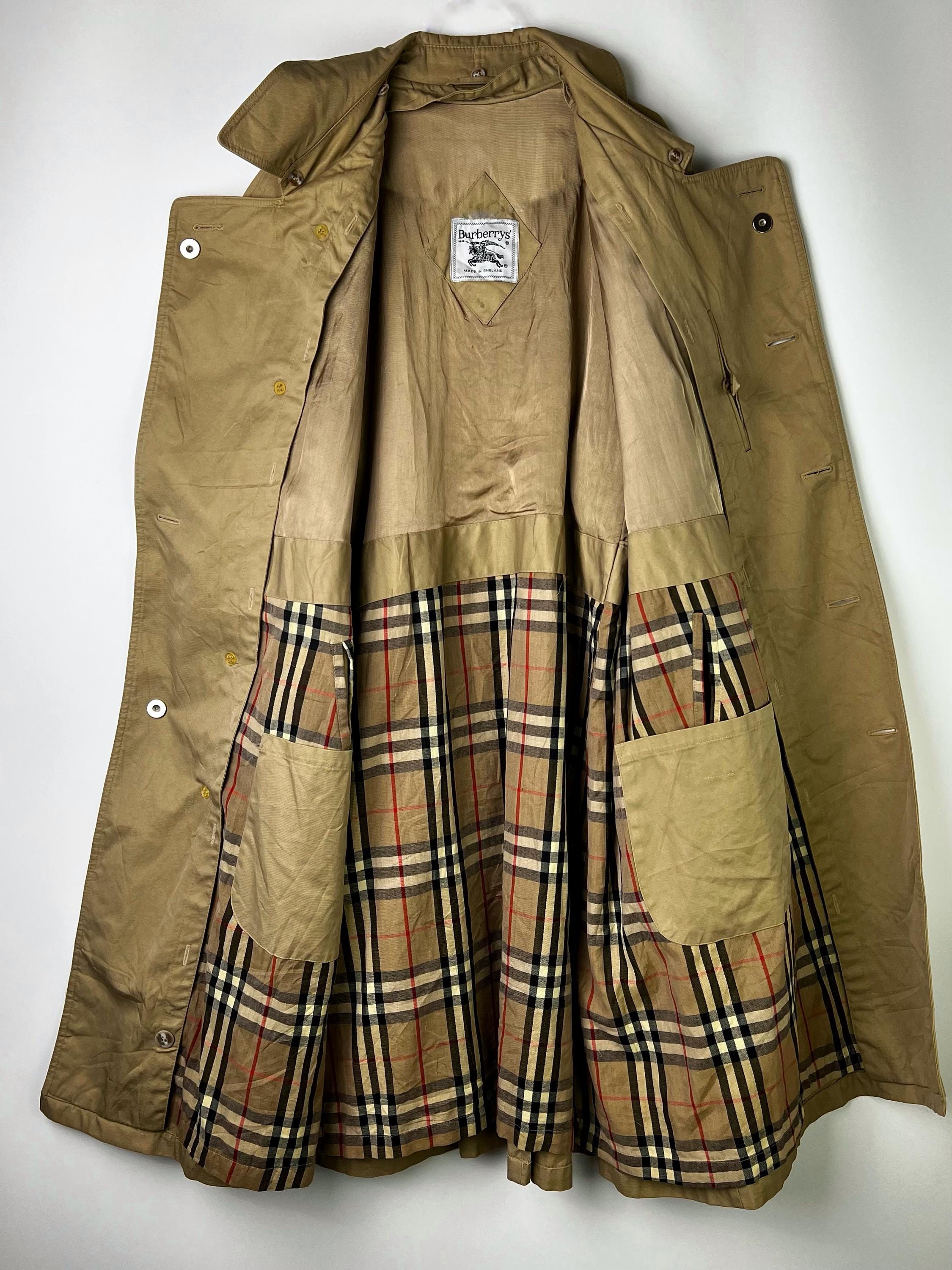 バーバリー ヴィンテージ トレンチコート ダブルブレスト ベージュ XXL