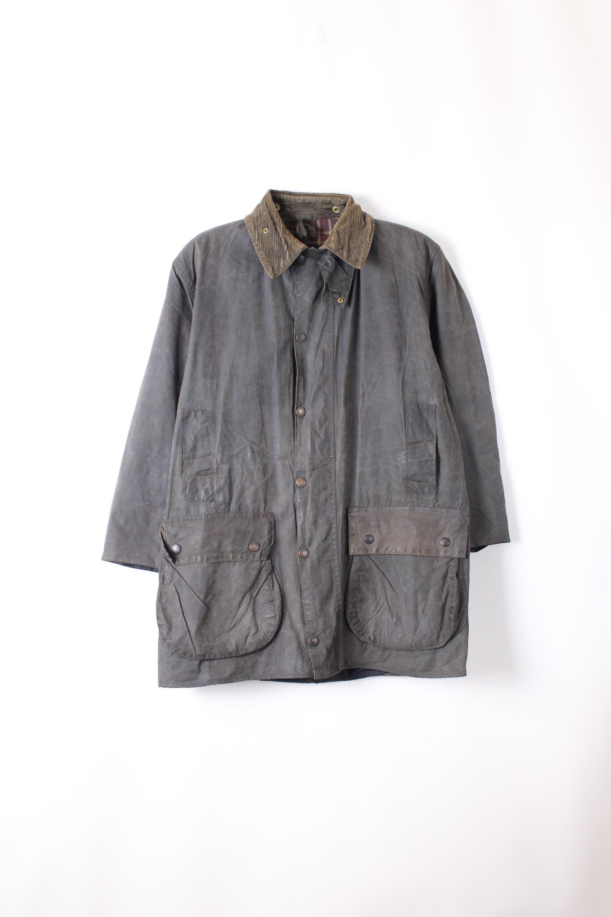 ✴︎Barbour（バブアー）✴︎A400 JKT✴︎C40(120cm) BARBOUR Asker cotton corduroy-trimmed denim jacket | NET-A-PORTER