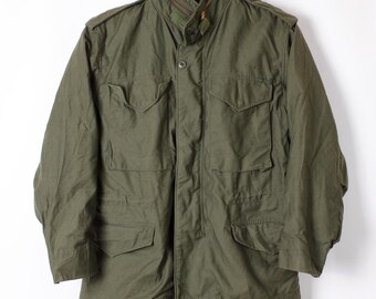 Vintage 50s OG 107 Military Field Jacket - Crown Zipper, Made in