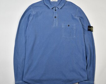 Stone Island Light Cotton Sweatshirt Blau - Xxl