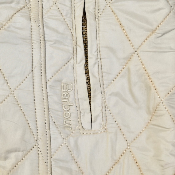 Barbour Grace Polar Quilt Jacket White Woman Eu 38 - image 6