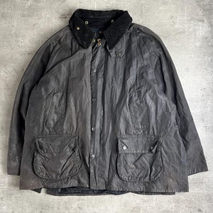 Barbour BedaleWaxed Jacket Black L XL