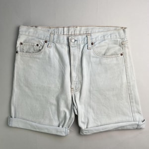 Levis 501 Jeans Shorts Light Wash W36