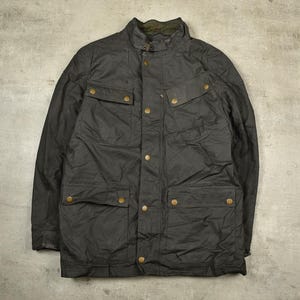 Vintage Motorcycle Waxed Jacket Medium