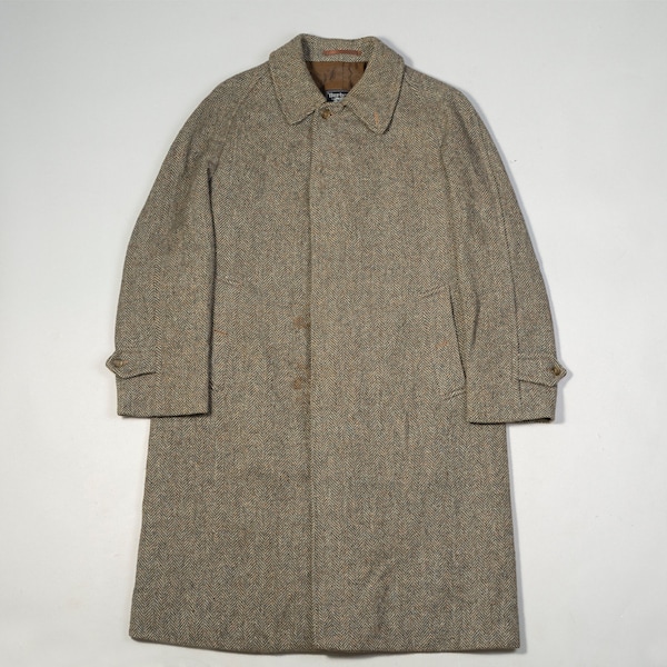 Burberry Herringbone Coat Etsy