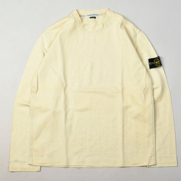 Stone Island Vintage Round Neck Sweatshirt Yellow