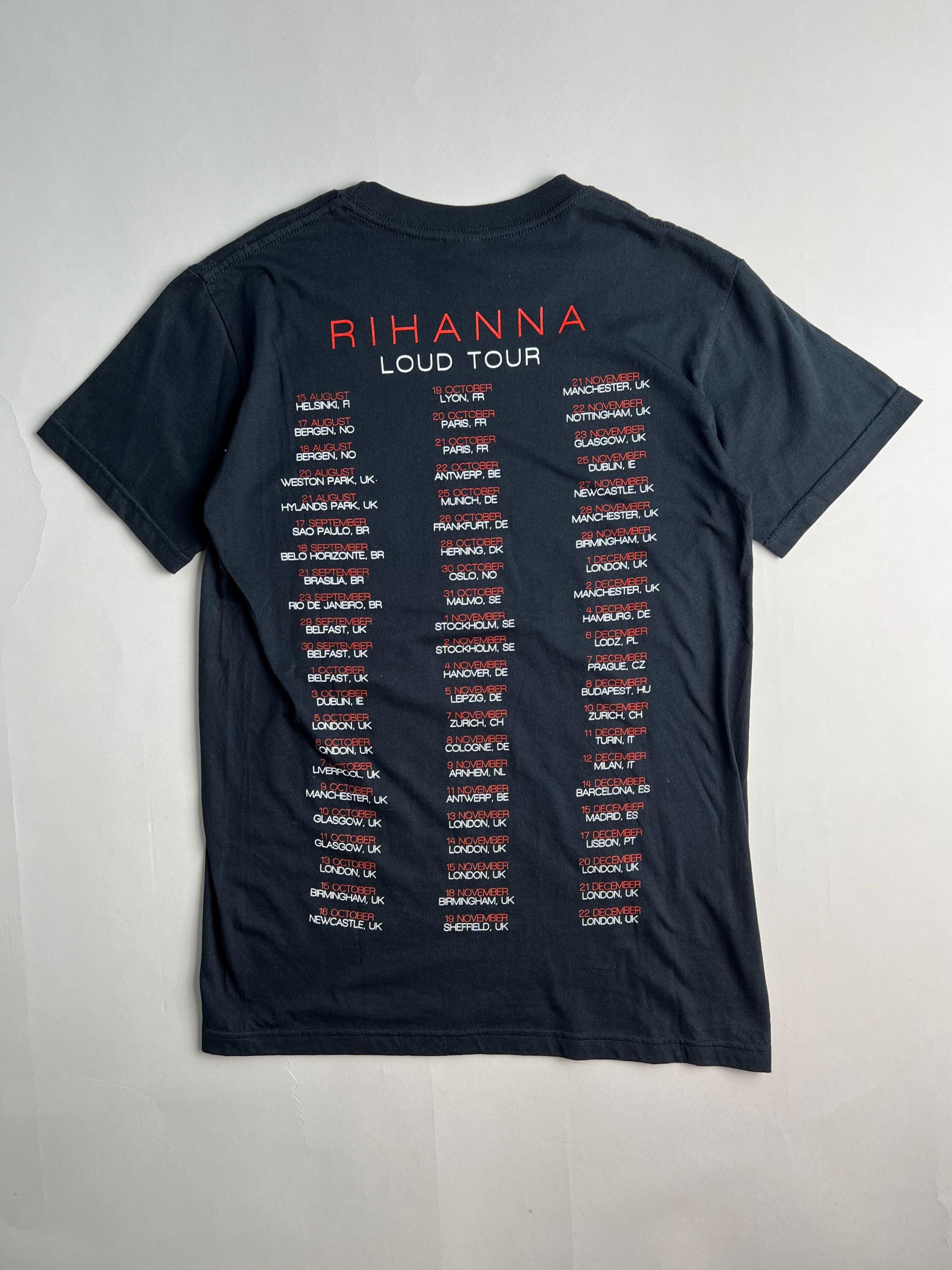Rihanna Loud Tour Vintage T-shirt Rock Band Tee Rap Hip Hop