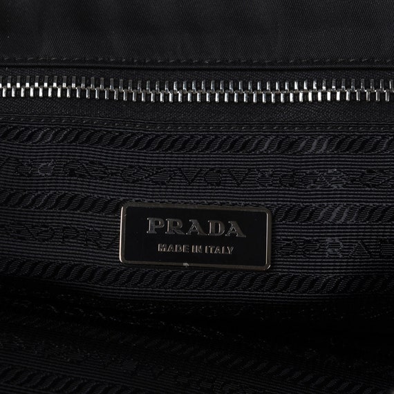Prada Multi Pocket Leather/Nylon Work Bag Black - image 3
