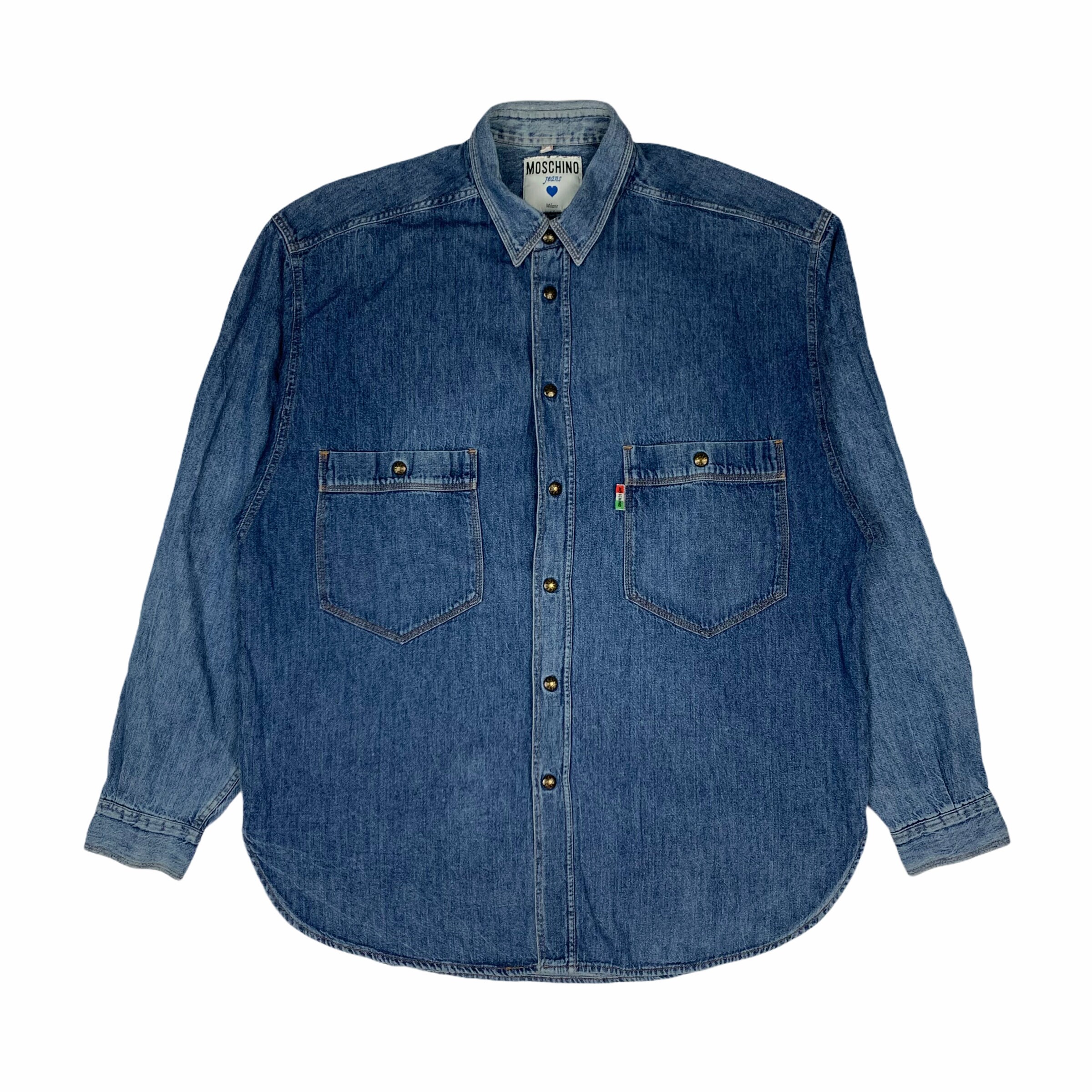 Moschino Jeans Denim Shirt - Etsy