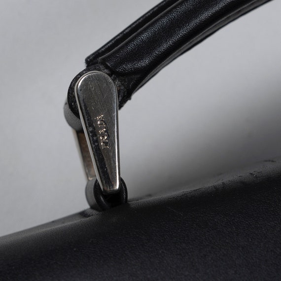 Prada Multi Pocket Leather/Nylon Work Bag Black - image 6