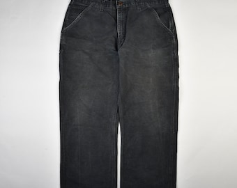 Pantalon de charpentier genou unique Carhartt vintage Noir - 36