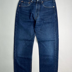 Levis 501 Vintage Dark Wash Jeans Made In Usa W31