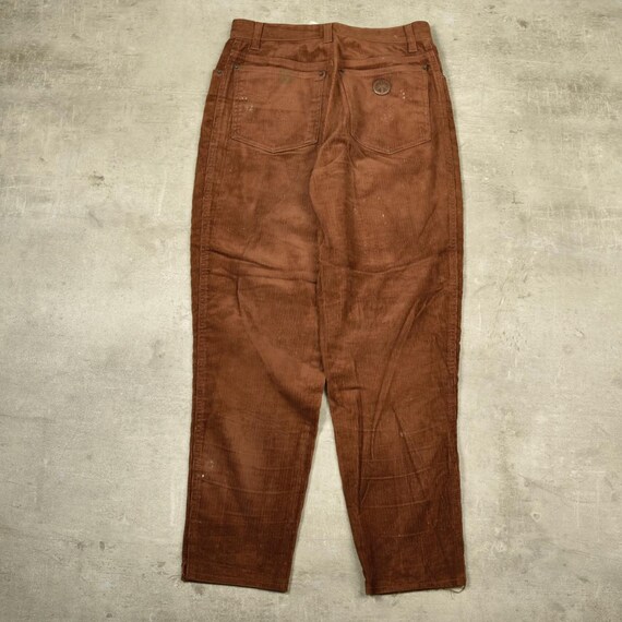 パンツ Moschino Brown Cotton Corduroy Pants moschino velvet corduroy pants brown