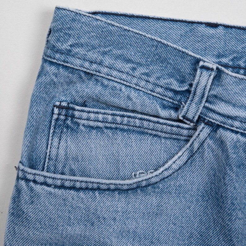 Stone Island Men's Faded Effect Jeans Blue