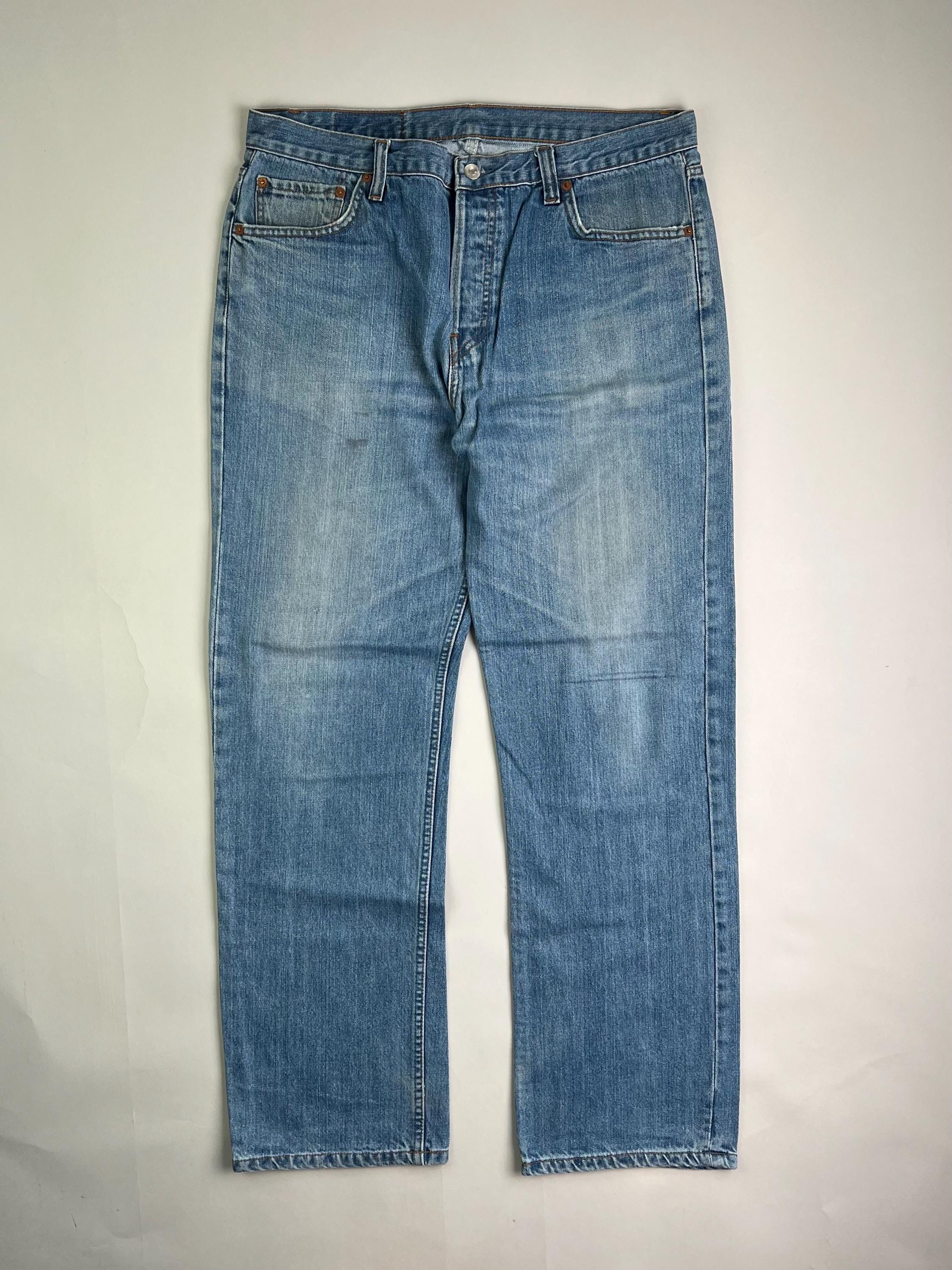 Levis 501 Vintage Medium Wash Jeans W36 - Etsy