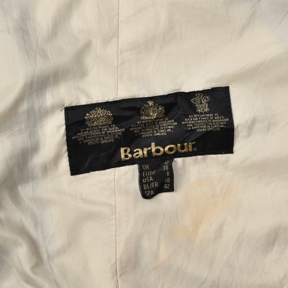 Barbour Grace Polar Quilt Jacket White Woman Eu 38 - image 3
