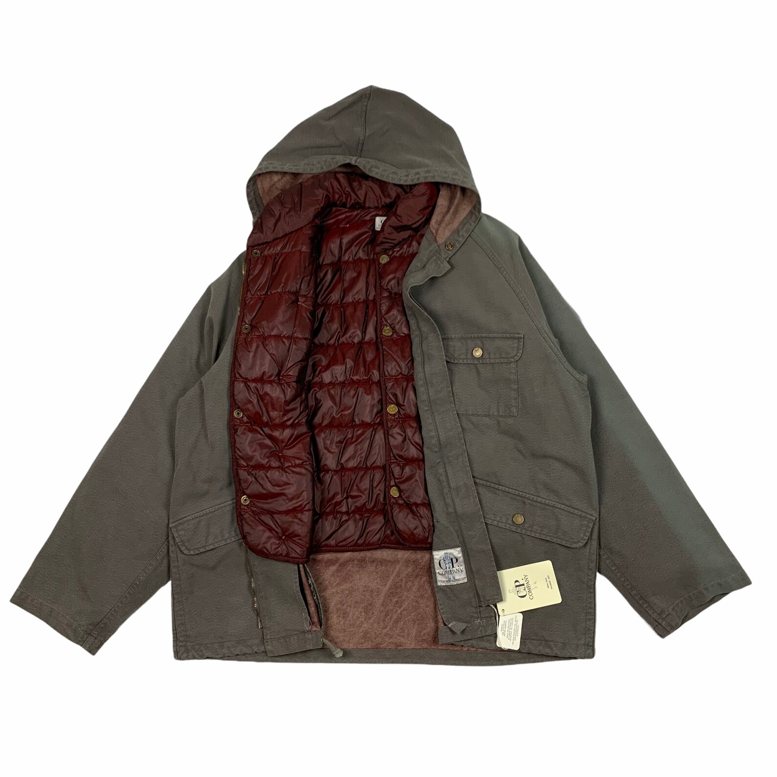 cp company fur trim parka