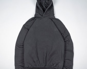 Russell Vintage Blank Hoodie Black