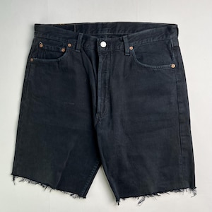 Levis 501 Jeans Shorts Black W36