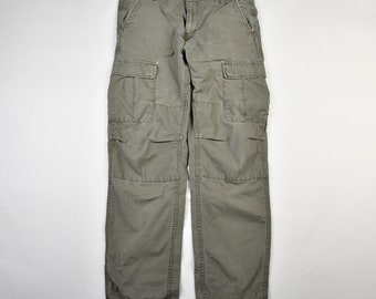 Pantalon cargo aviation vintage Carhartt Vert - 32