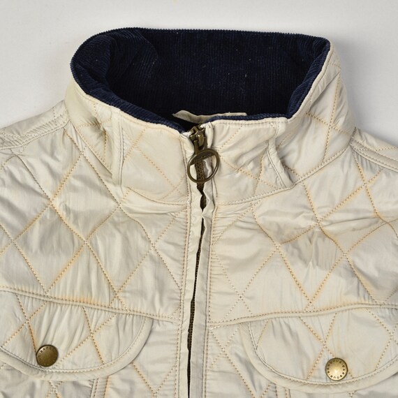 Barbour Grace Polar Quilt Jacket White Woman Eu 38 - image 2