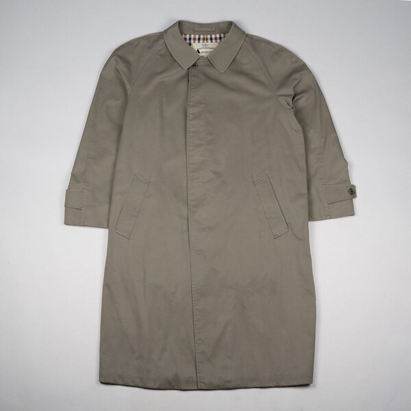 Aquascutum Vintage Trenchcoat Dunkel Khaki