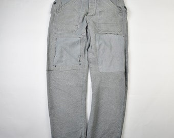 Pantalon de travail vintage gris - LARGE