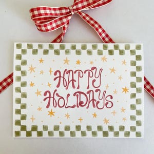Carte de joyeuses fêtes