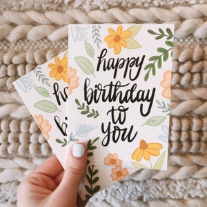 Carte Joyeux anniversaire