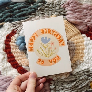 Joyeux anniversaire à toi Carte