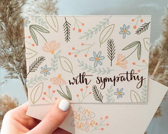 With sympathy Card