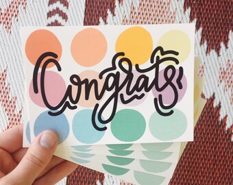 Congrats card