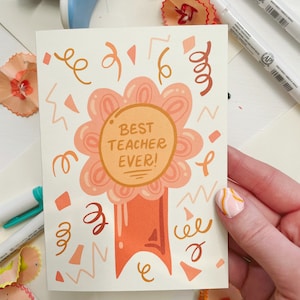 Carte du meilleur professeur de tous les temps