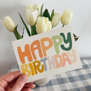 Carte Joyeux anniversaire