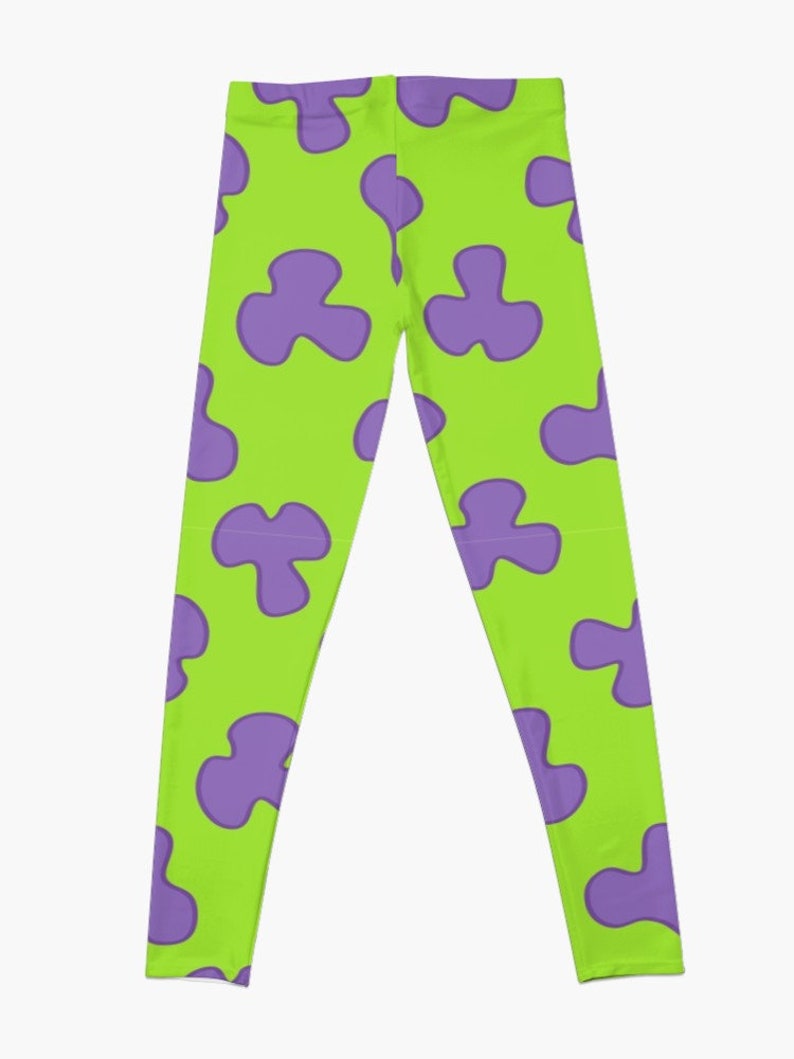 The Star Pants Legging Patrick Star Leggings Spongebob Etsy