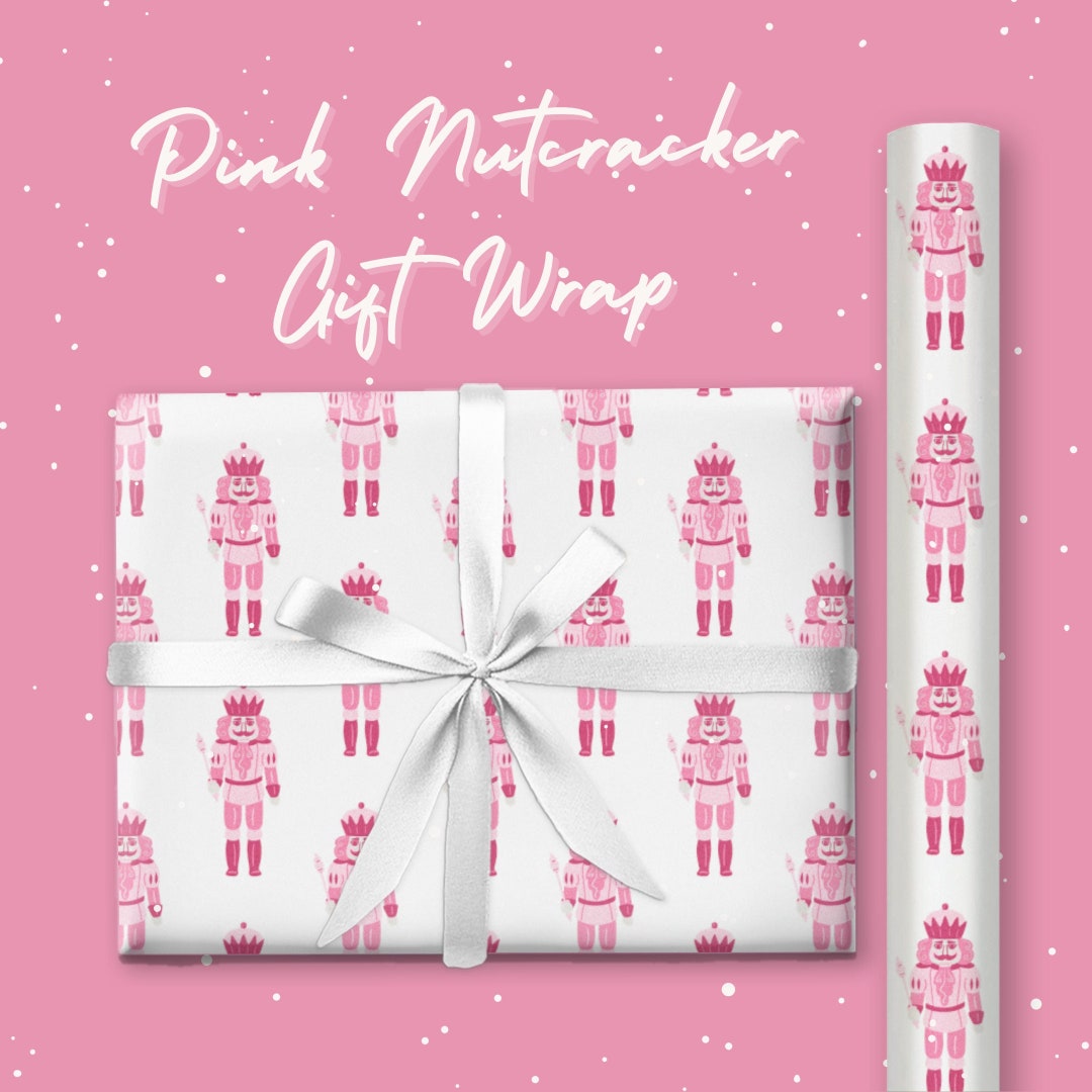 Nutcracker Christmas Wrapping Paper Roll for Unique Gift Xmas