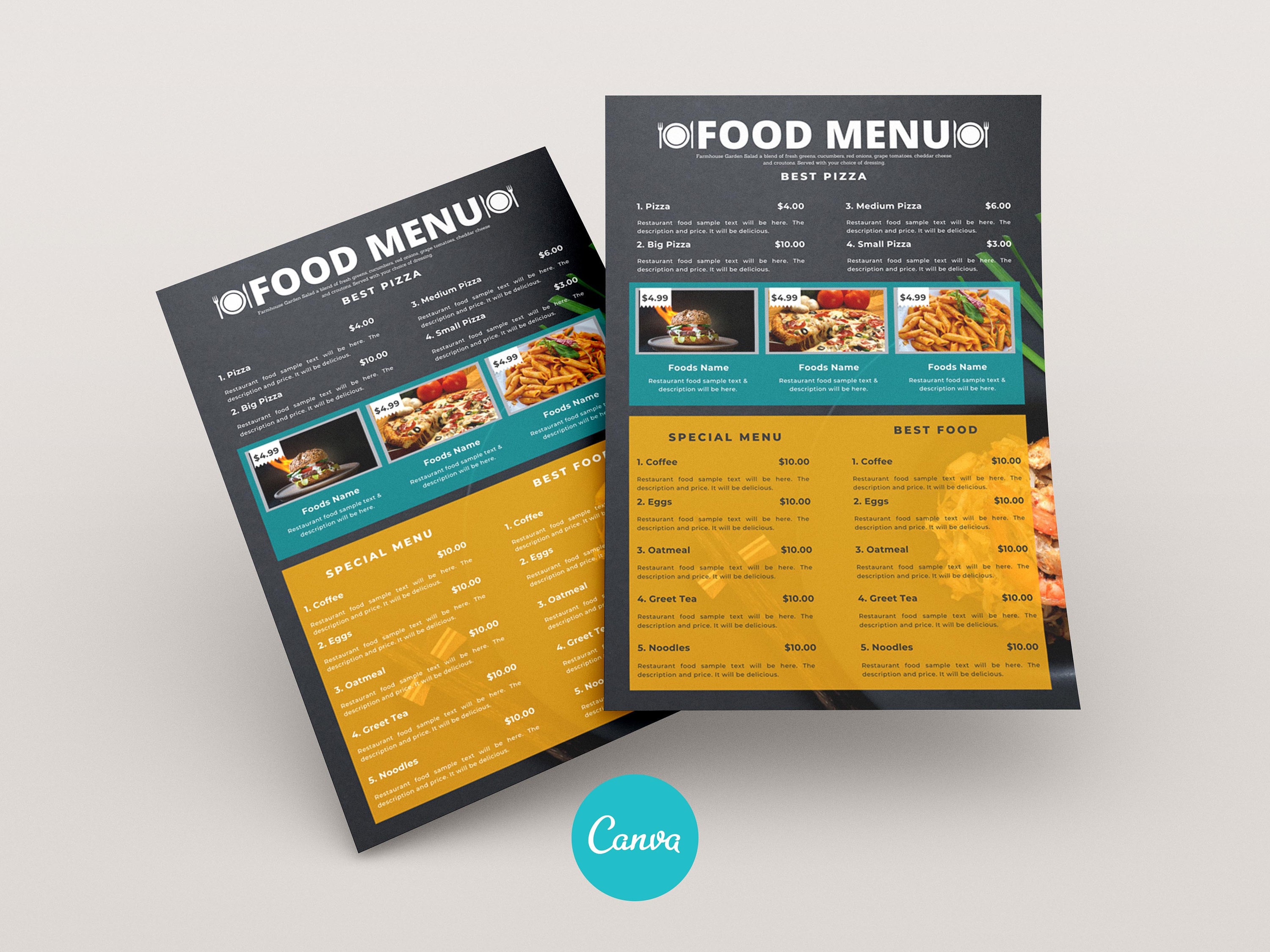 Restaurant Food Menu And Flyer Template Food Menu Template Canva restaurant-food-menu-and-flyer-template-food-menu-template-canva