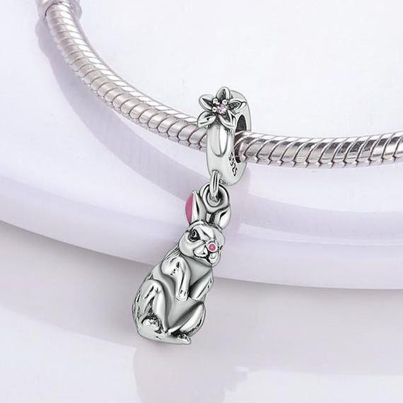 dangle charm pandora nini rabbit charm