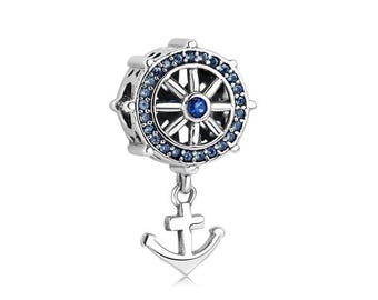Sailor's Anchor Charm Fit For Pandora Bracelet , 100% Genuine 925 Sterling Silver Charm , Best Gifts