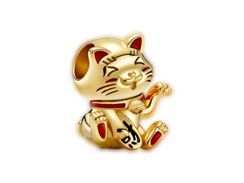パンドラ Cute Fortune Cat Charm Amazon.com: Pandora 925 Sterling Silver Pendant Diy Cute