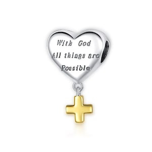 Kreuz Erntedank Charm Beads für Pandora Armband Halskette, 100% echte 925 Sterling Silber Charm, Neujahrsgeschenk