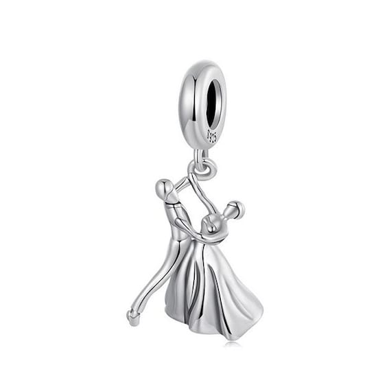 Dancing Charm, Wedding Charm Fit for Pandora Bracelet 100