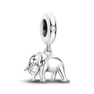 Elephant Charm Fit For Pandora Bracelet , 100% Genuine 925 Sterling Silver Charm , Best Gifts