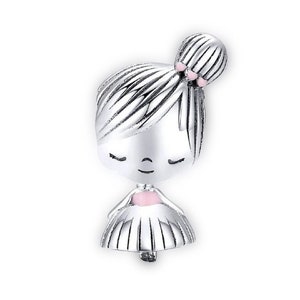 Little Girl Charm for Pandora Bracelet Necklace,100% Genuine 925 Sterling Silver Charm, Best Gifts
