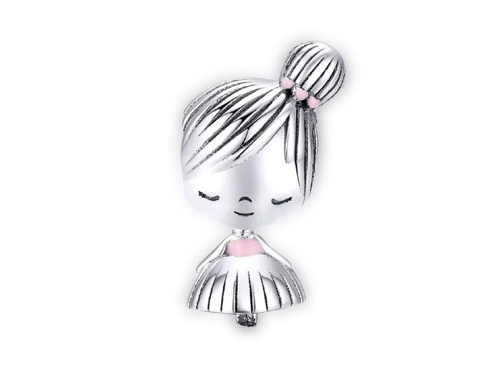 Little Girl Charm for Pandora Bracelet Necklace,100 Genuine 925 Sterling Silver Charm, Best
