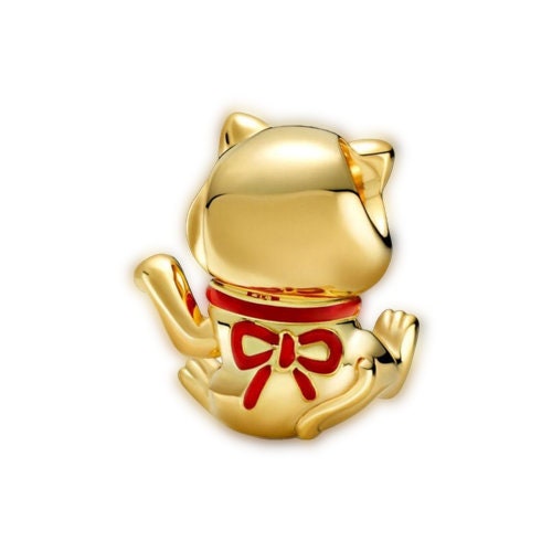 Cute Fortune Cat Charm for Pandora Bracelet Necklace,100