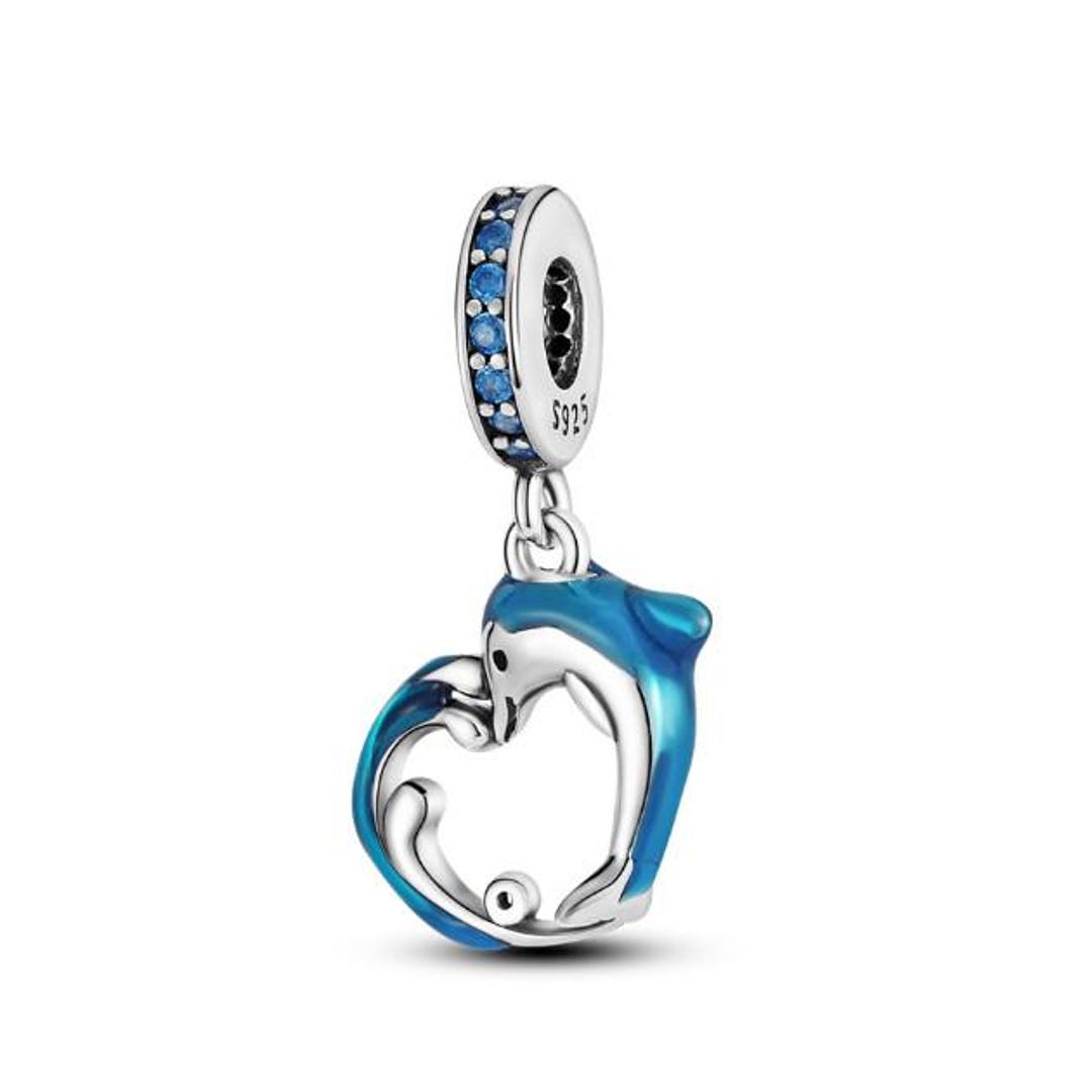 ONEFINITY Bracciale Donna Argento 925 Con Tartaruga, Balena O Delfino E Opale Blu – Gioiello Regolabile Ispirato All'Oceano, Idea Regalo Perfetta Per Lei