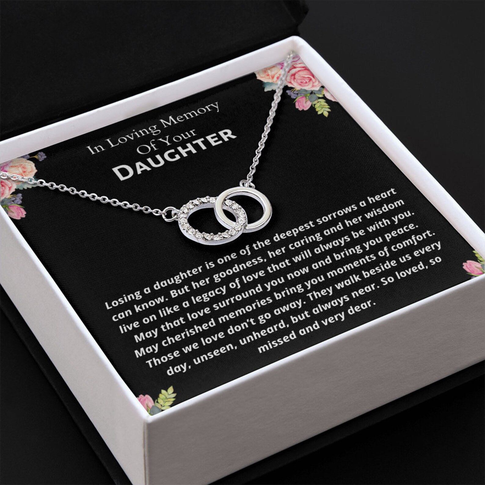 Loss of Daughter Gift Daughter Memorial Condolence Gift Etsy