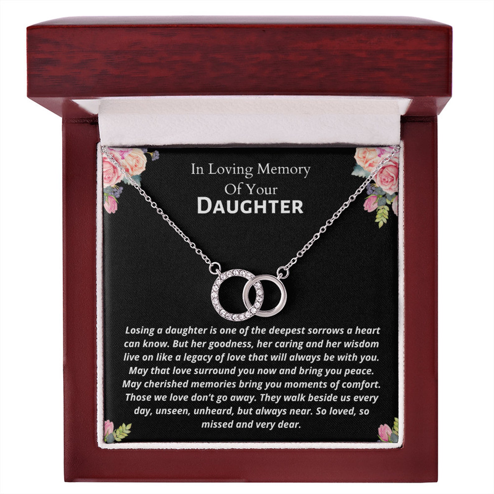Loss of Daughter Gift Daughter Memorial Condolence Gift Etsy